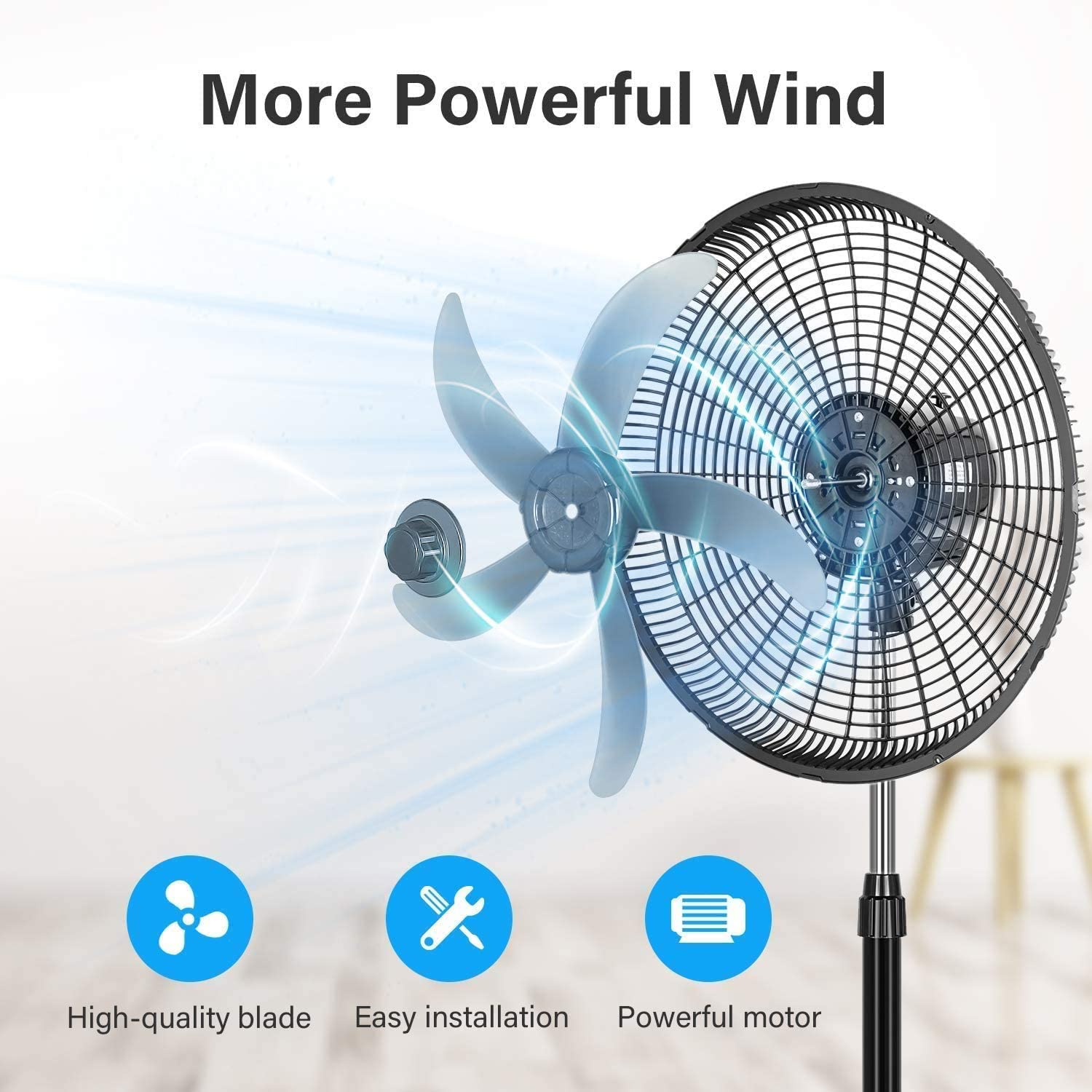  18 inch pedestal fan 3 in 1 supplier and manufacturer SR-S1851